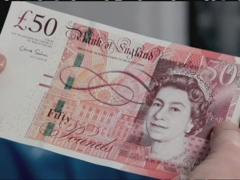 Counterfeit 50 pound note