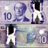 Counterfeit 10 Canadian Dollar Bills