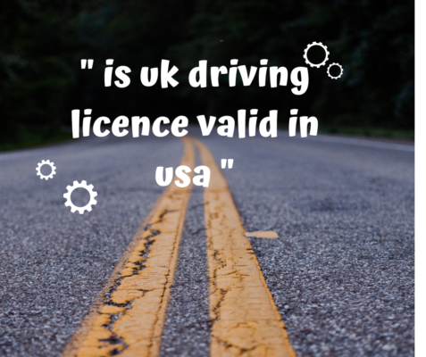 is uk driving licence valid in usa