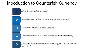 Passing counterfeit currency