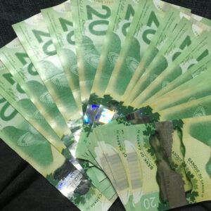 Counterfeit $20 CAD Bills