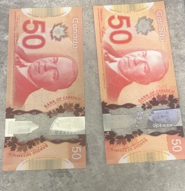 Counterfeit Canadian Dollars