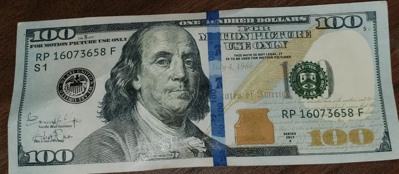 Movie Money Prop